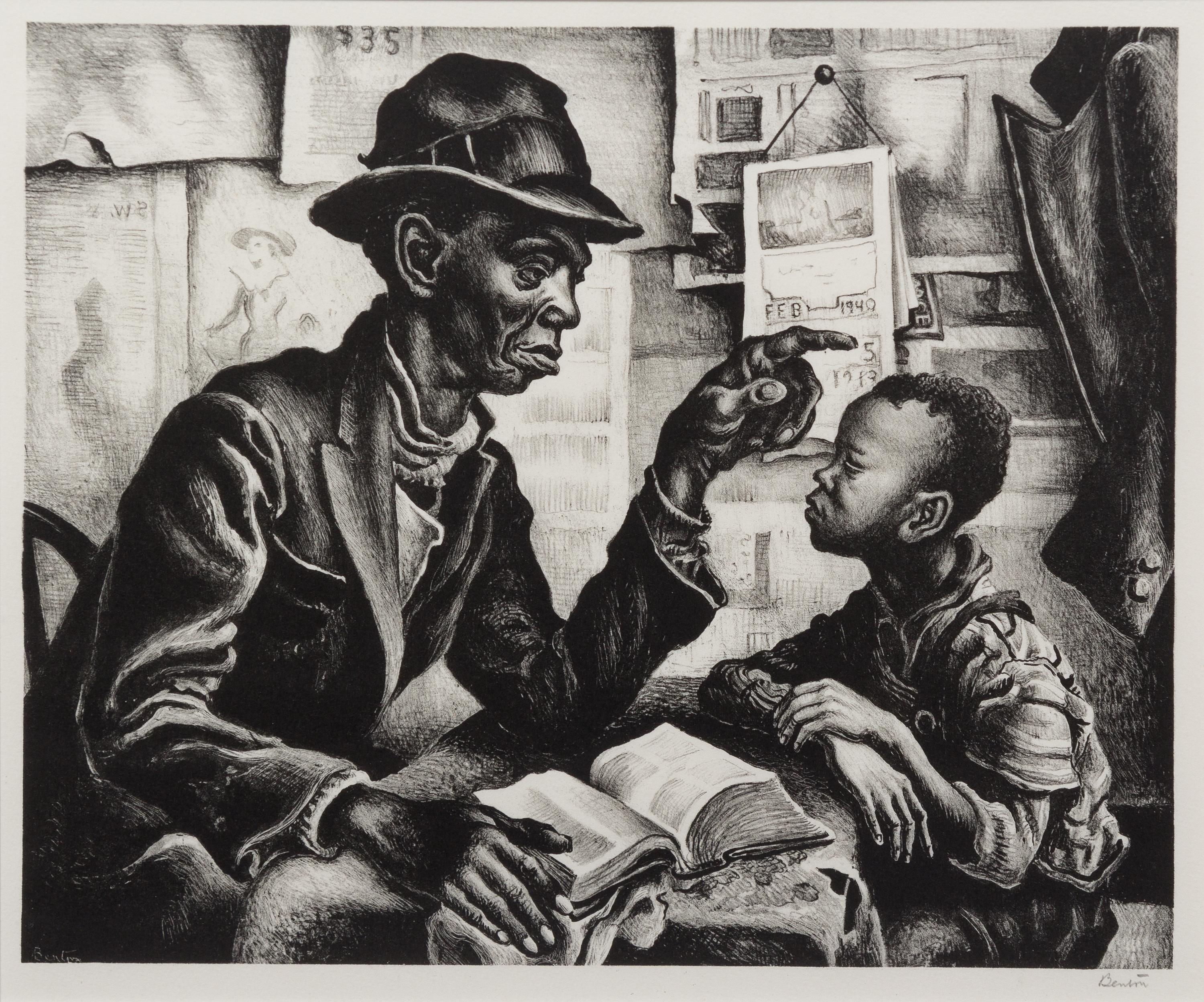 Thomas Hart Benton, (American, 1889-1975), Instruction, 1940