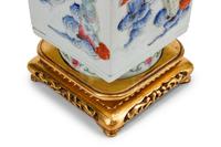 A Pair of Chinese Porcelain Vases Mounted as Lamps