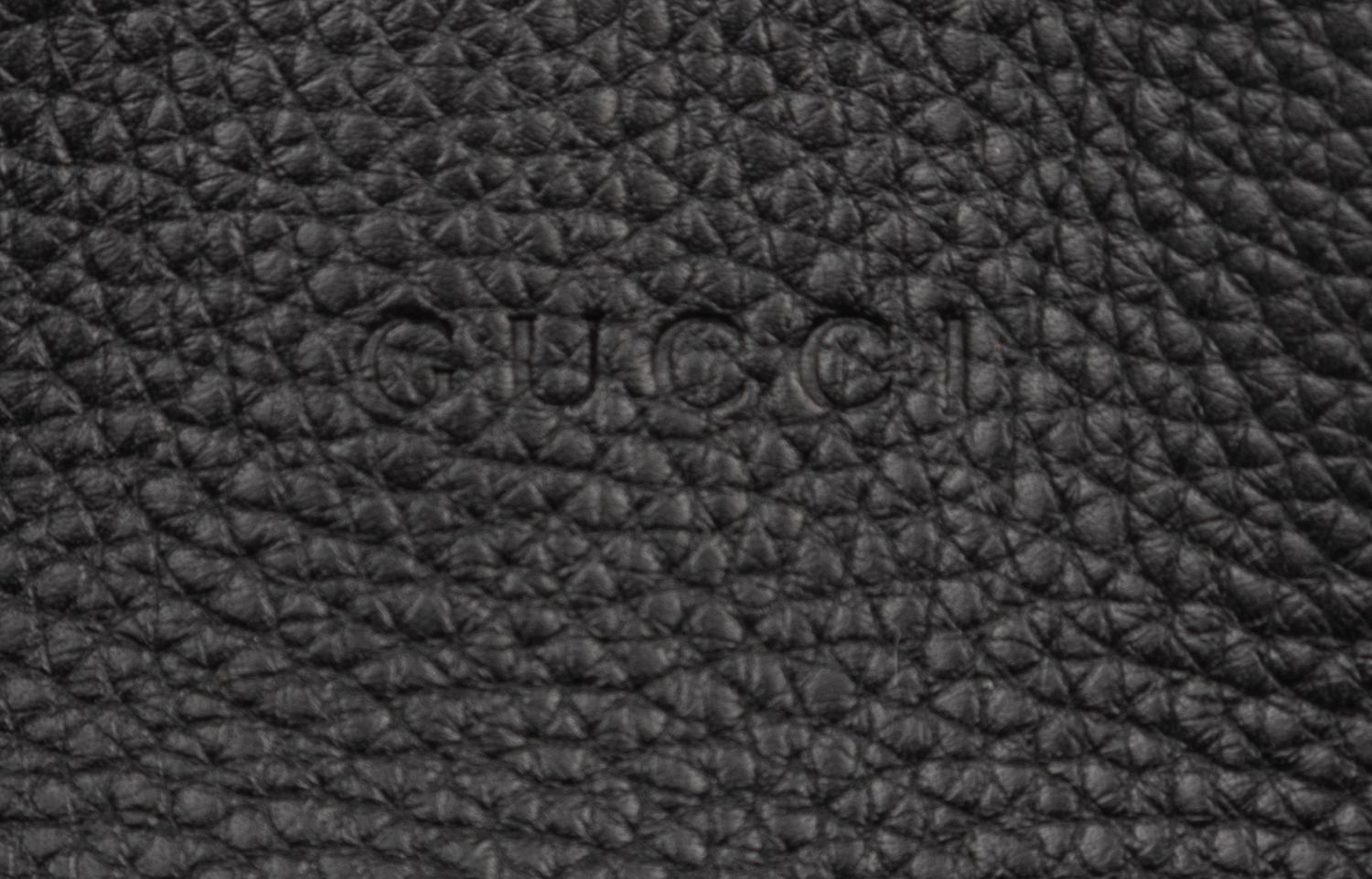 Gucci Backpack in Black Leather with Kingsnake Print, Alessandro Michele, 2016