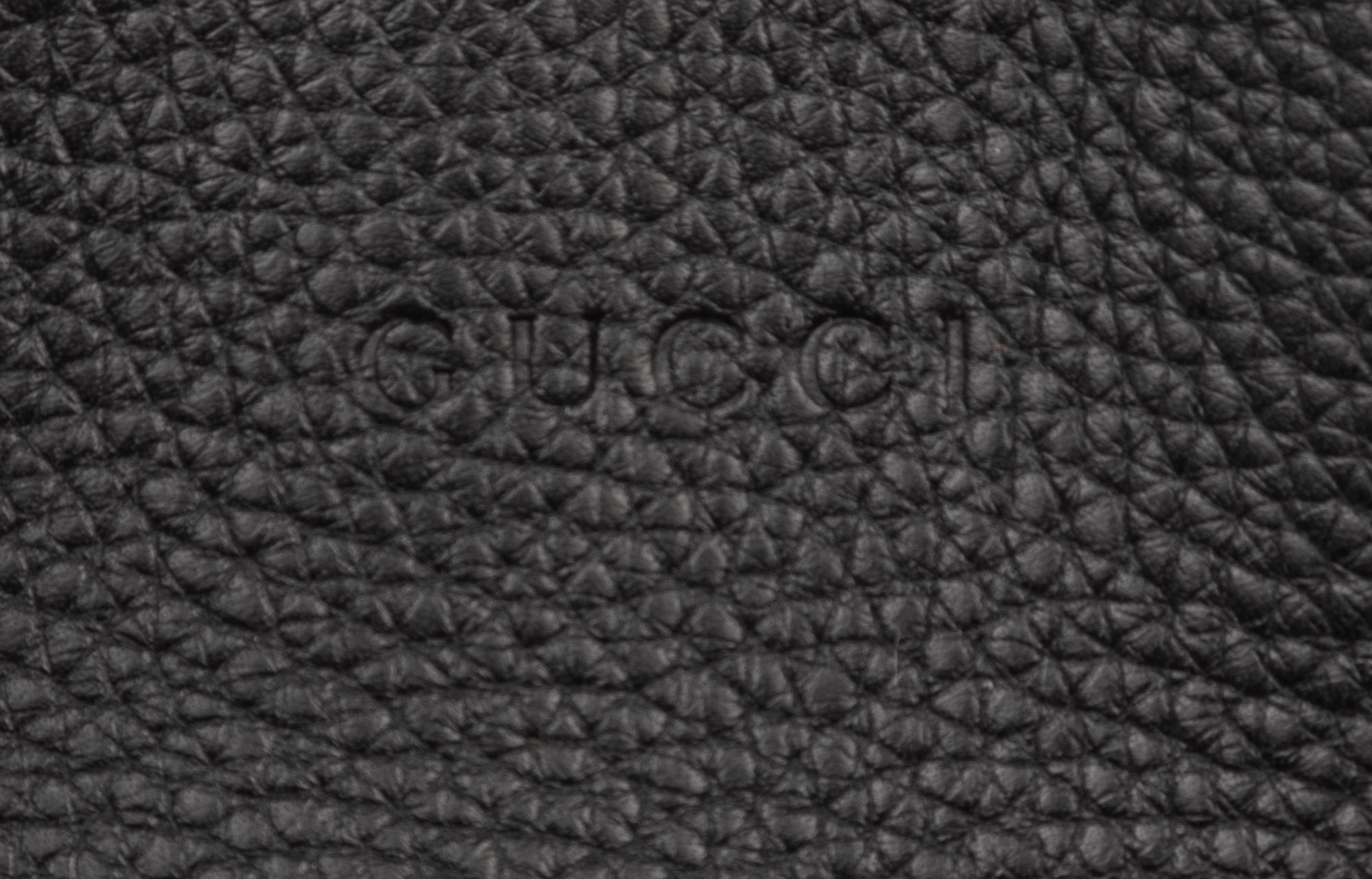 Gucci Backpack in Black Leather with Kingsnake Print, Alessandro Michele, 2016