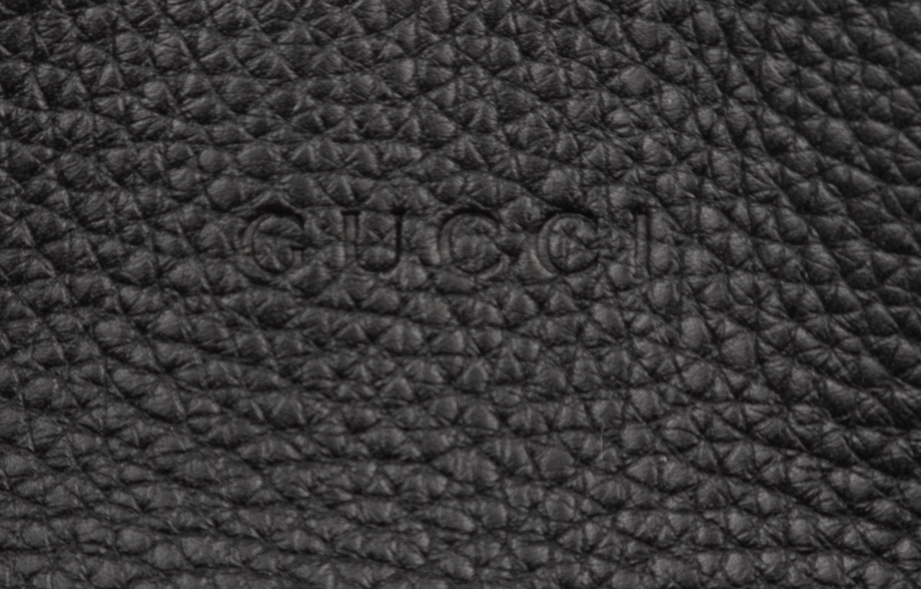 Gucci Backpack in Black Leather with Kingsnake Print, Alessandro Michele, 2016