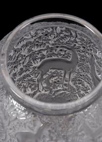 A Pair of Lalique Biches Vases