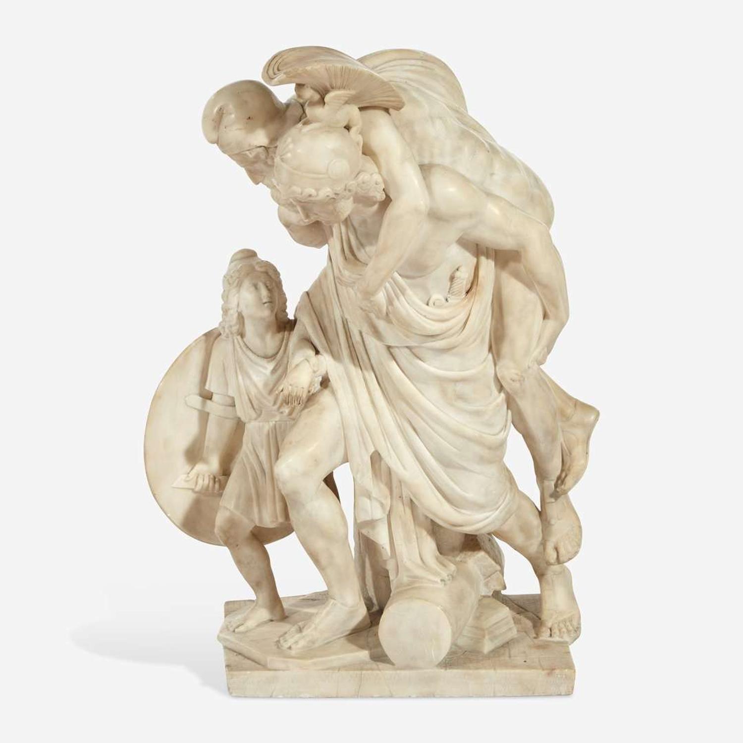 After the Antique, 'Aeneas Carrying his Father Anchises and Ascanius' Italian, late 19th century