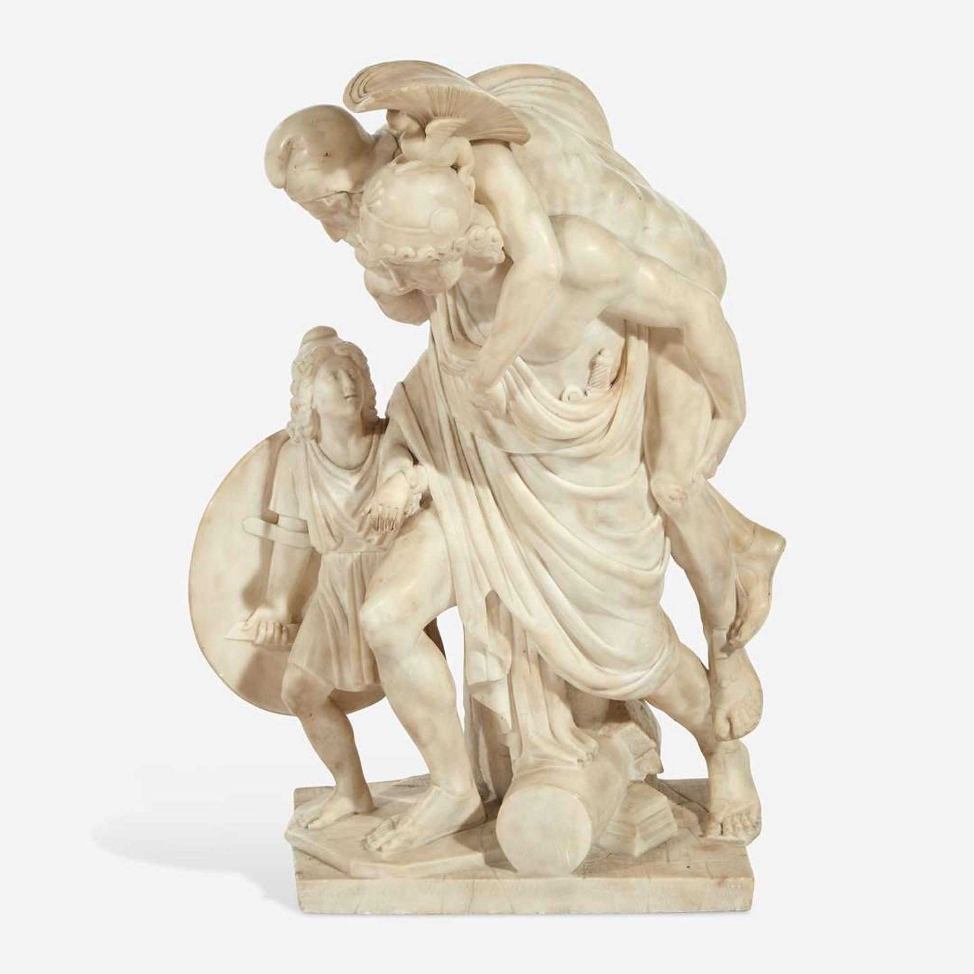After the Antique, 'Aeneas Carrying his Father Anchises and Ascanius' Italian, late 19th century