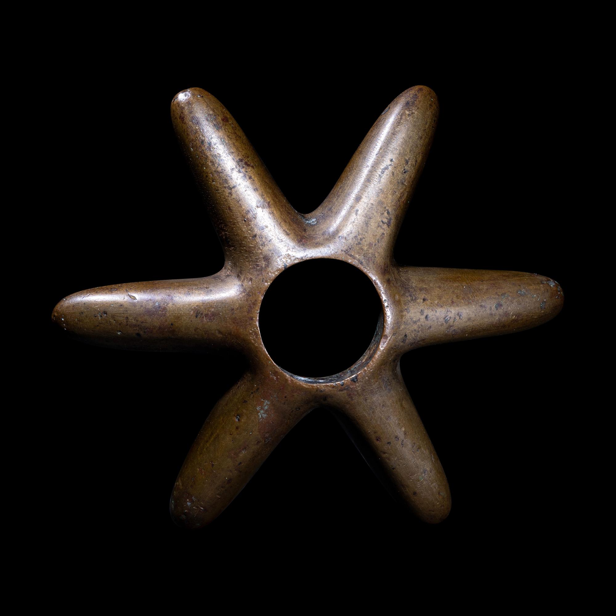 An Inca Bronze Mace Head