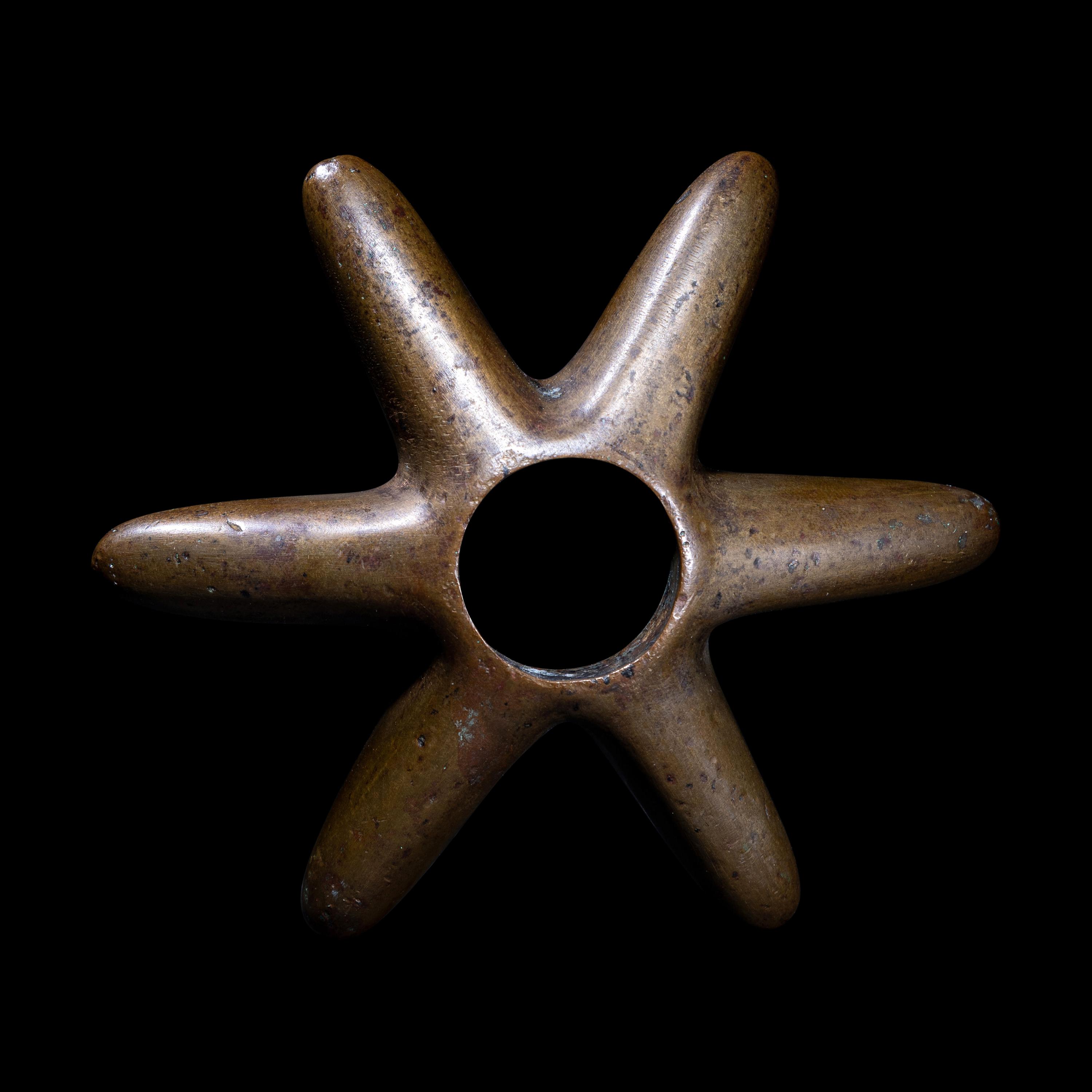 An Inca Bronze Mace Head