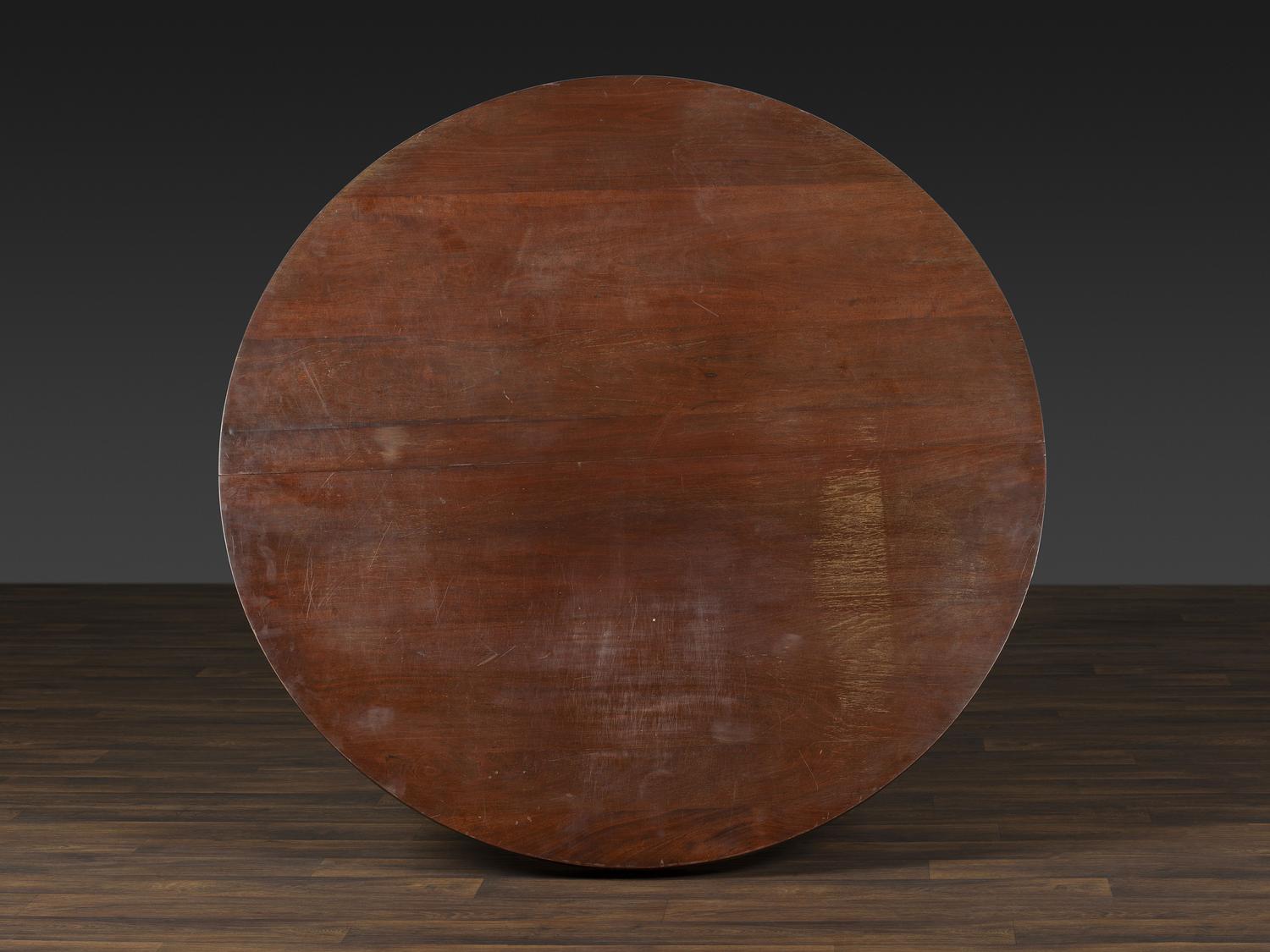 A Classical Mahogany Extension Hairy Paw Foot Dining Table
