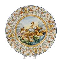 A Pair of Italian Majolica Chargers — 20TH CENTURY