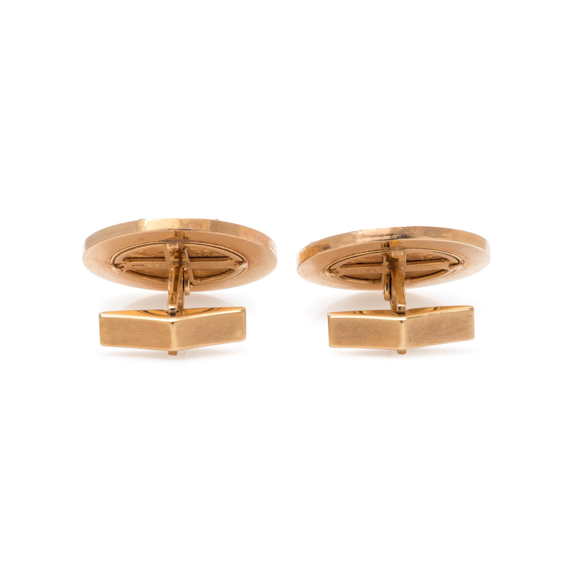 US $2.50 LIBERTY COIN CUFFLINKS