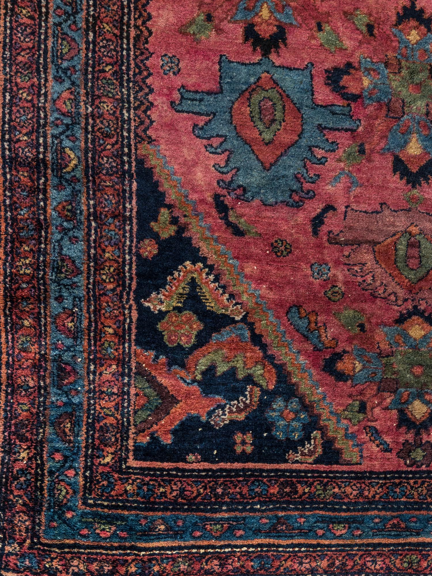 A Hamadan Wool Rug