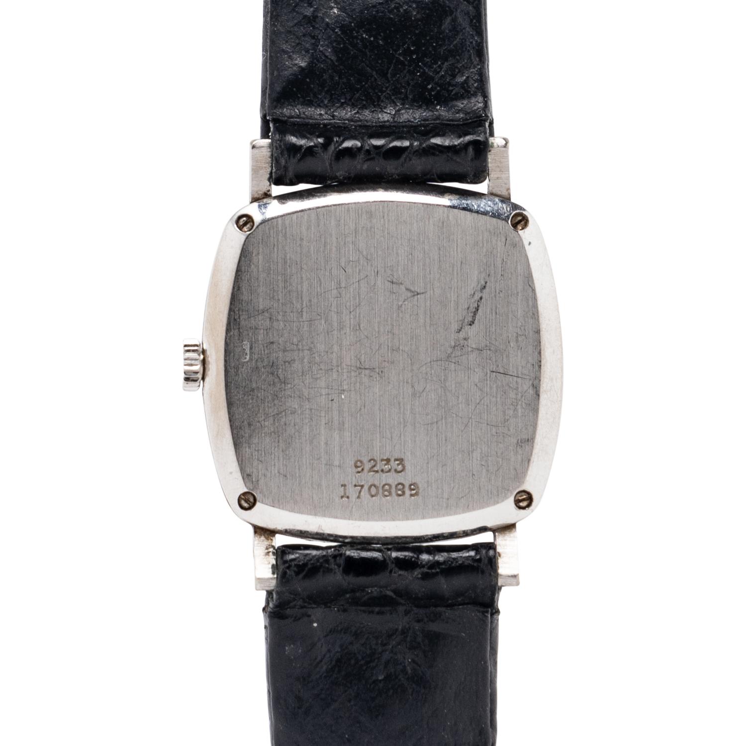 PIAGET, WHITE GOLD AND LAPIS LAZULI WATCH