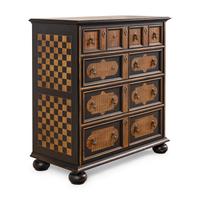 A William and Mary Style Painted Chest of Drawers