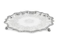 A Paul Storr Silver Tray