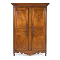 A Louis XVI Provincial Walnut Armoire