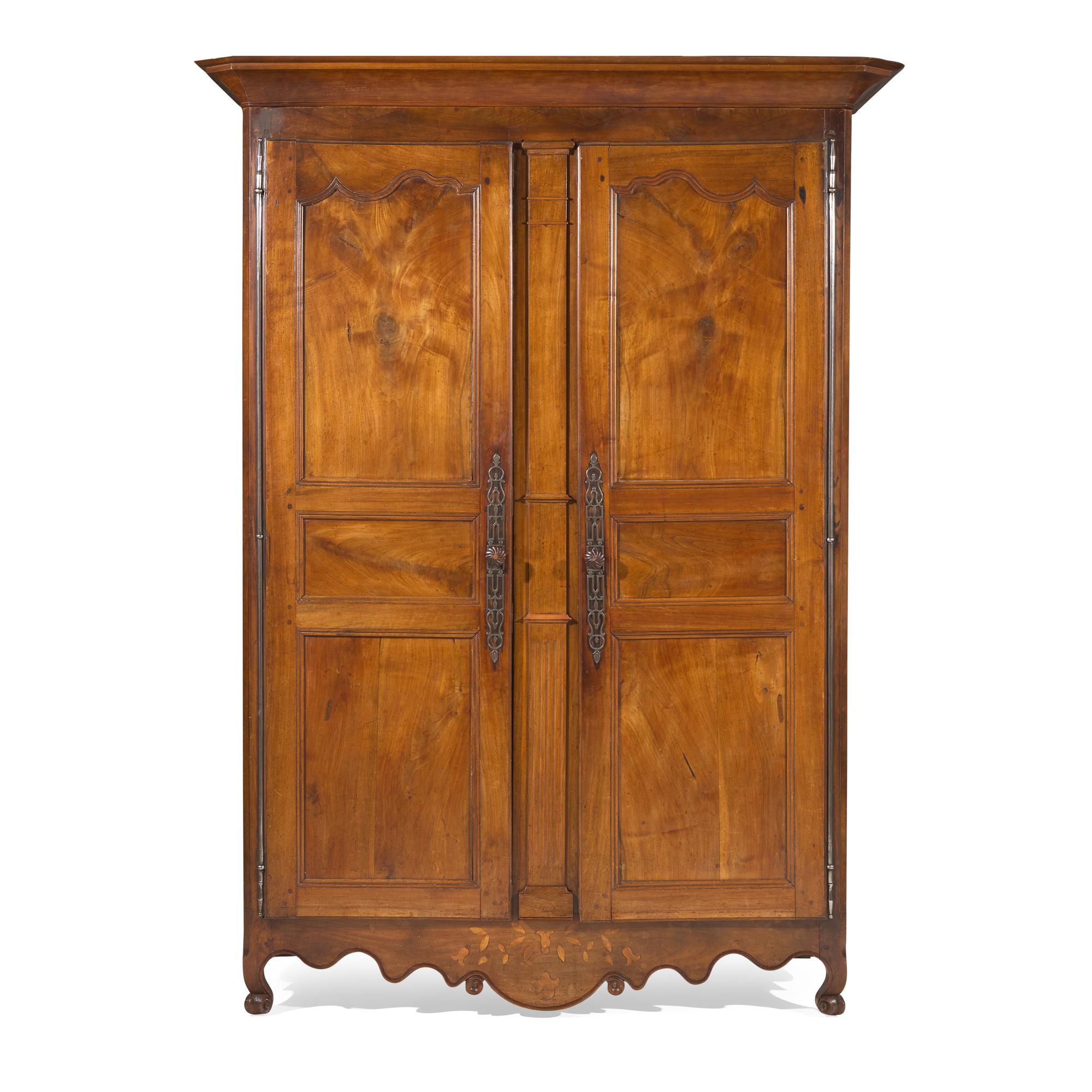 A Louis XVI Provincial Walnut Armoire