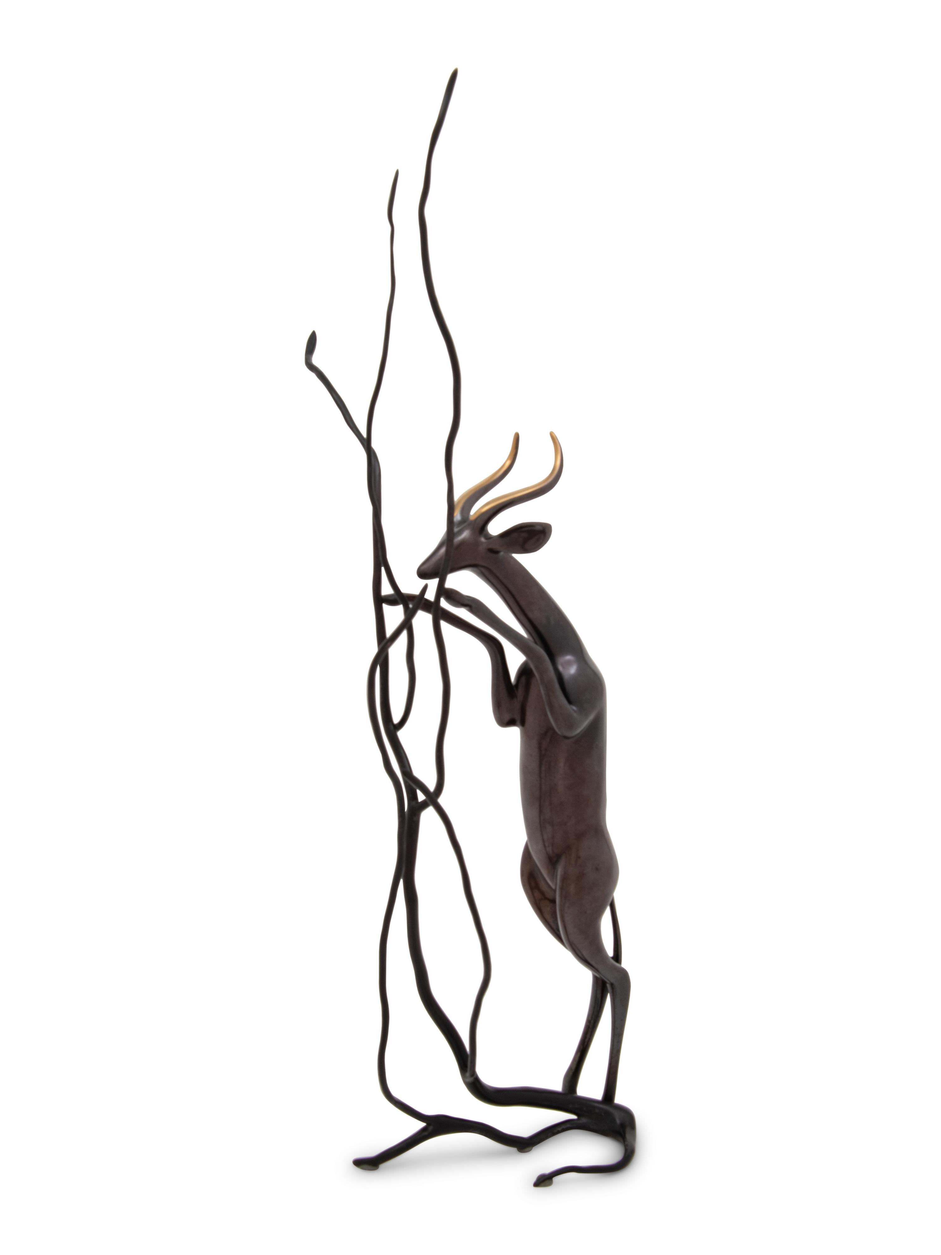 Gerenuk and Tree Sculpture edition 256/750