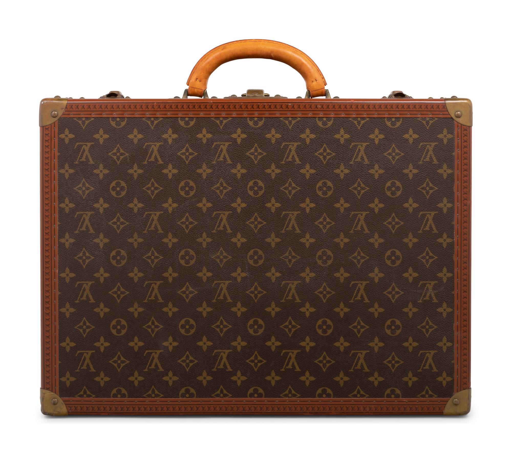 Louis Vuitton Alzer 50 Hard Side Suitcase in Monogram Canvas, Mid 20th Century