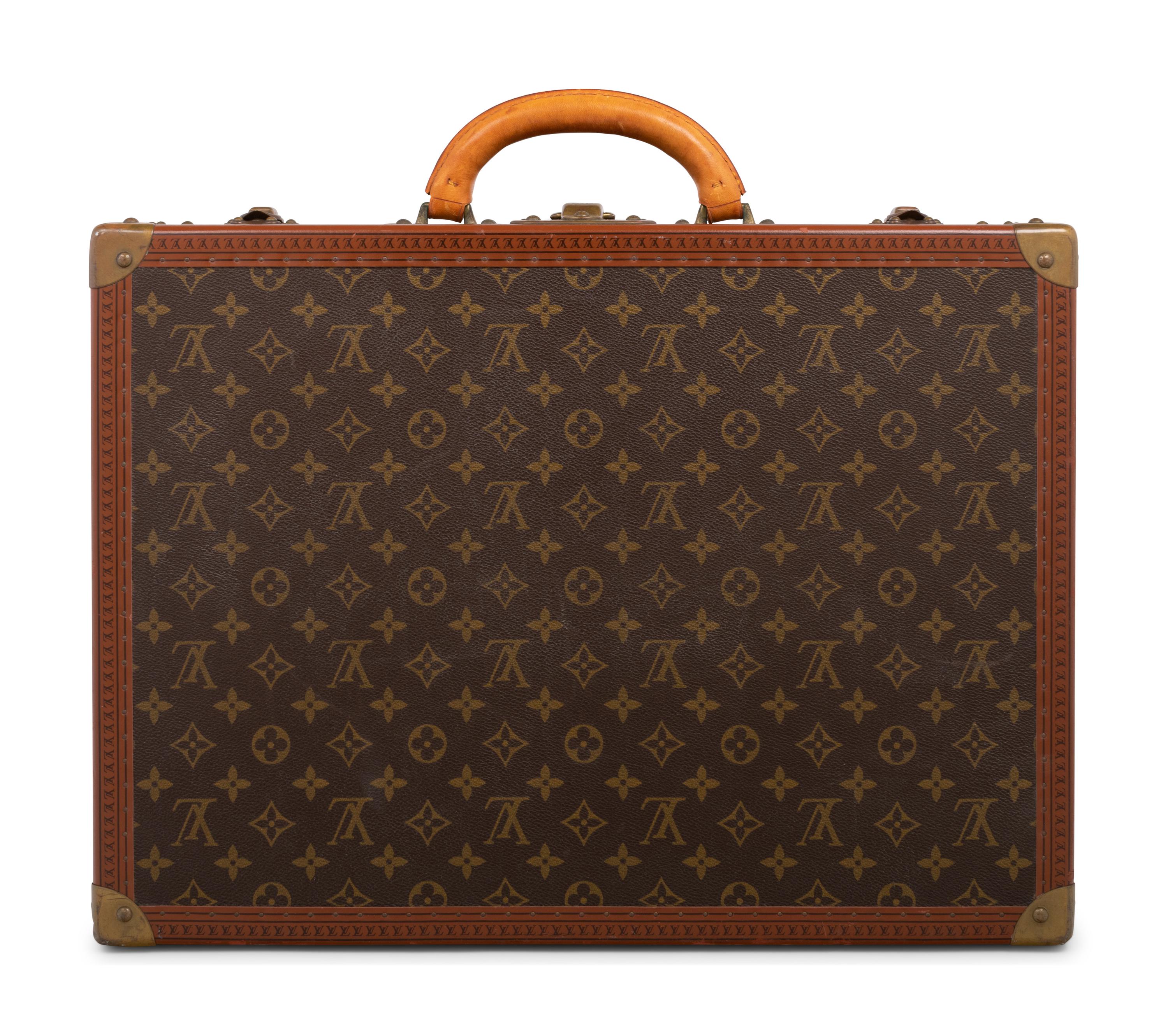 Louis Vuitton Alzer 50 Hard Side Suitcase in Monogram Canvas, Mid 20th Century