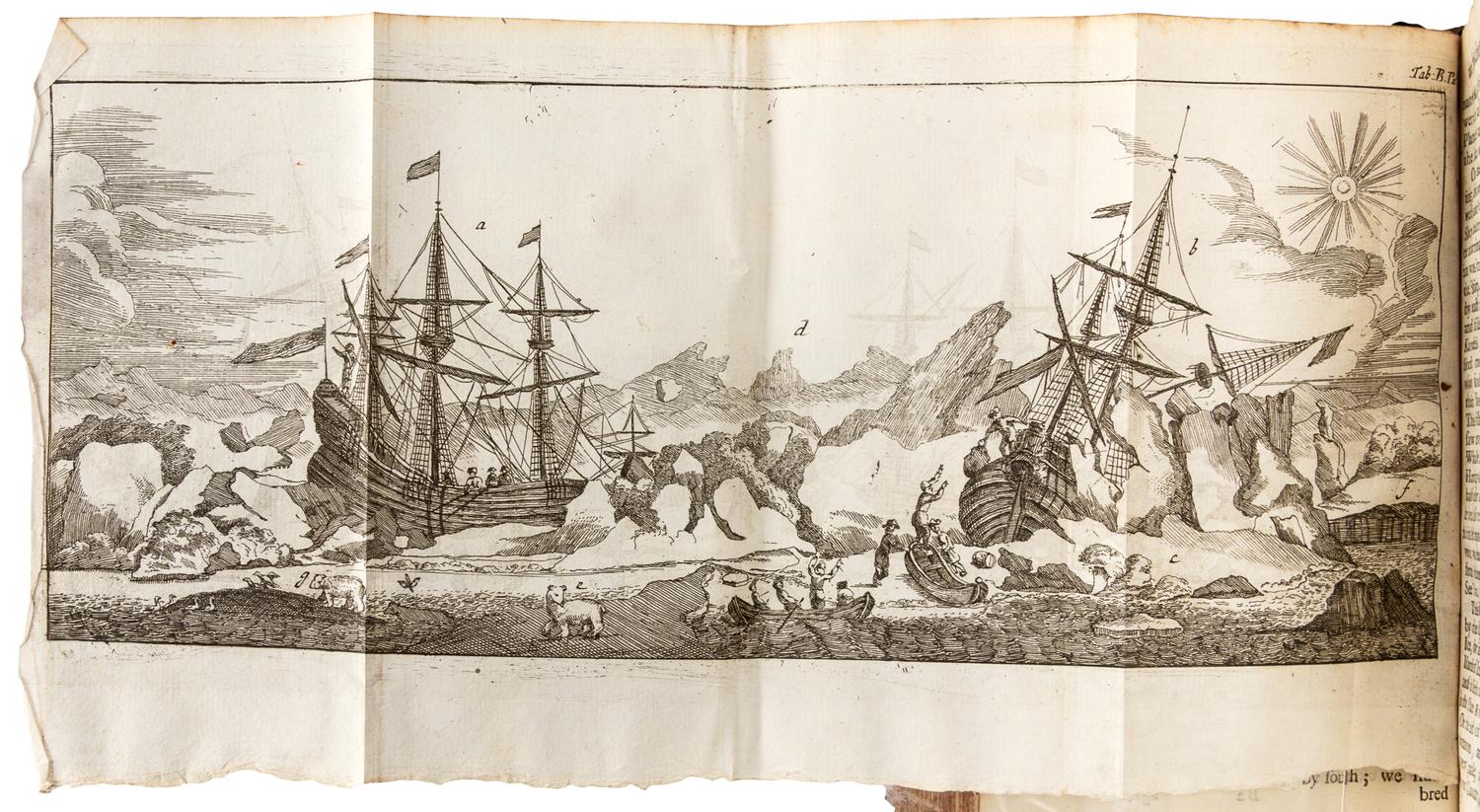 NARBROUGH, John, Sir, and others. An Account of Several Late Voyages & Discoveries to the South and North. London, 1694.