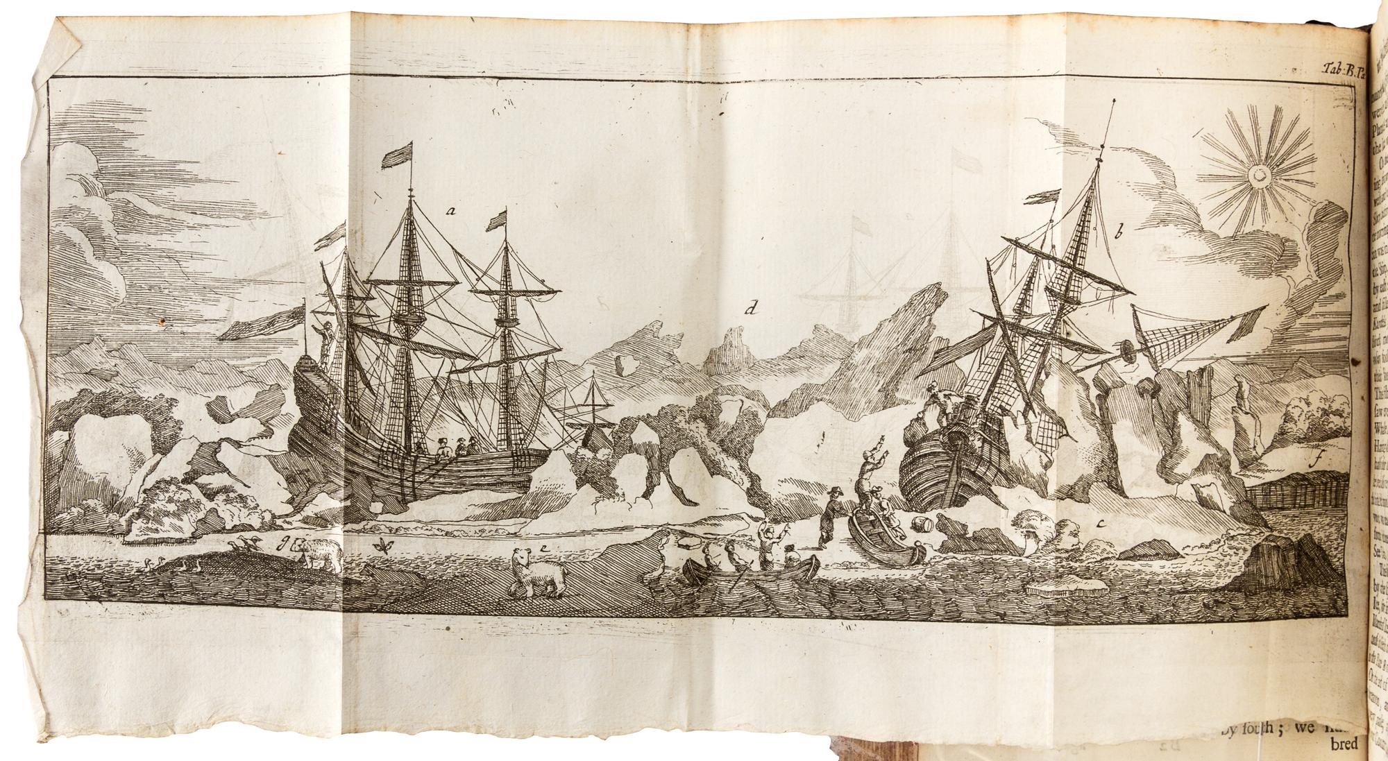 NARBROUGH, John, Sir, and others. An Account of Several Late Voyages & Discoveries to the South and North. London, 1694.