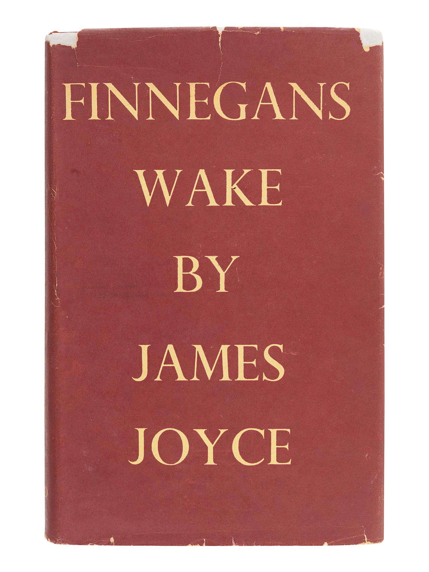 JOYCE, James (1882-1941). Finnegans Wake . London: Faber and Faber, 1939.