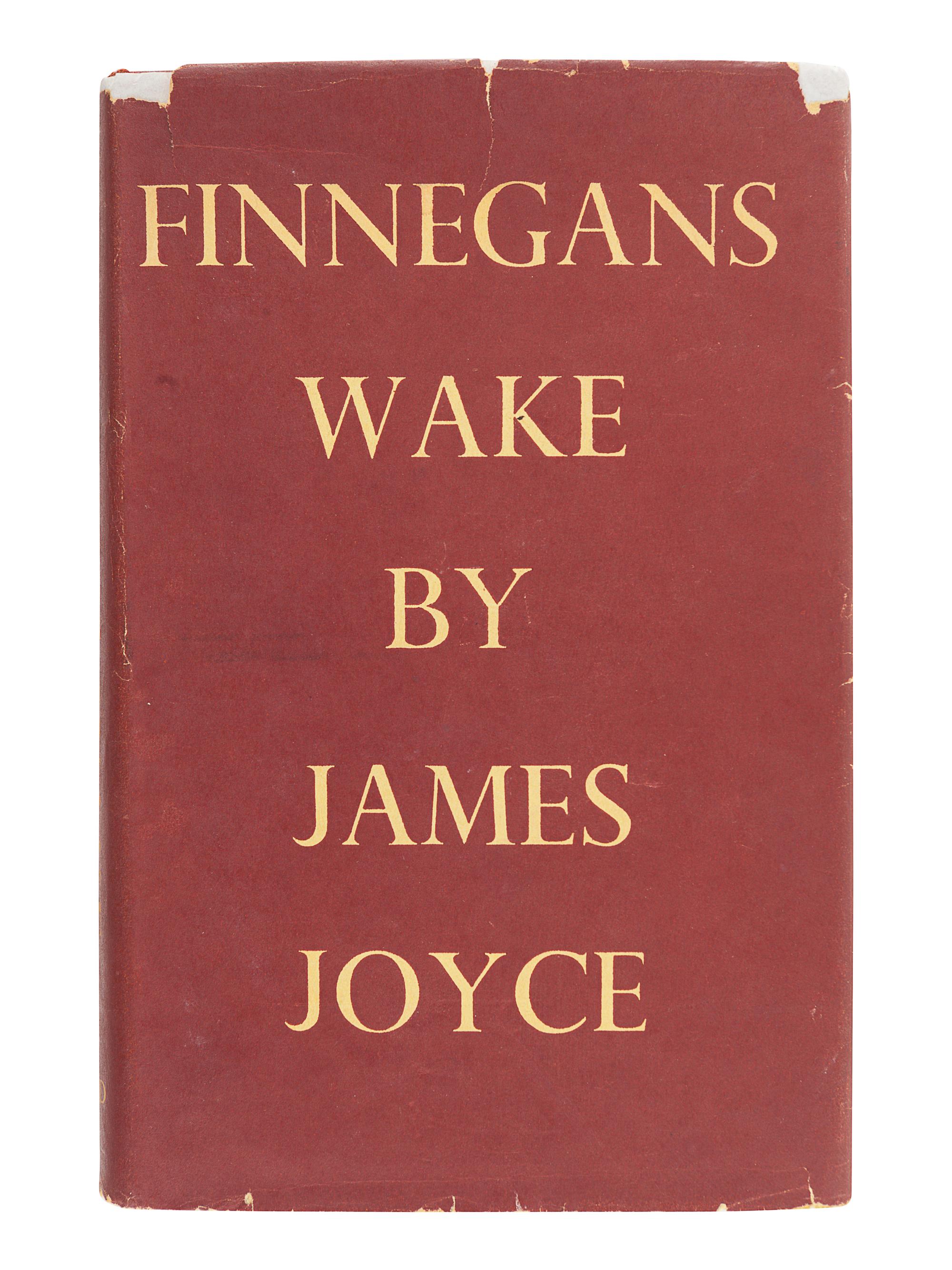 JOYCE, James (1882-1941). Finnegans Wake . London: Faber and Faber, 1939.