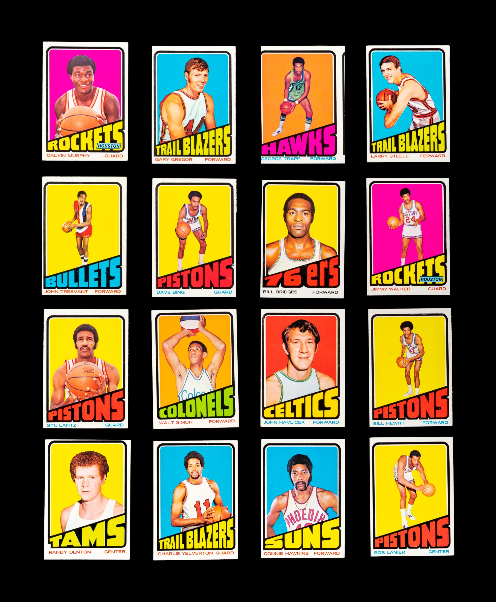 A Group of 67 1972-73 Topps Basketball Cards (Including Kareem Abdul-Jabbar, Wilt Chamberlain and Multiple Hall of Famers),