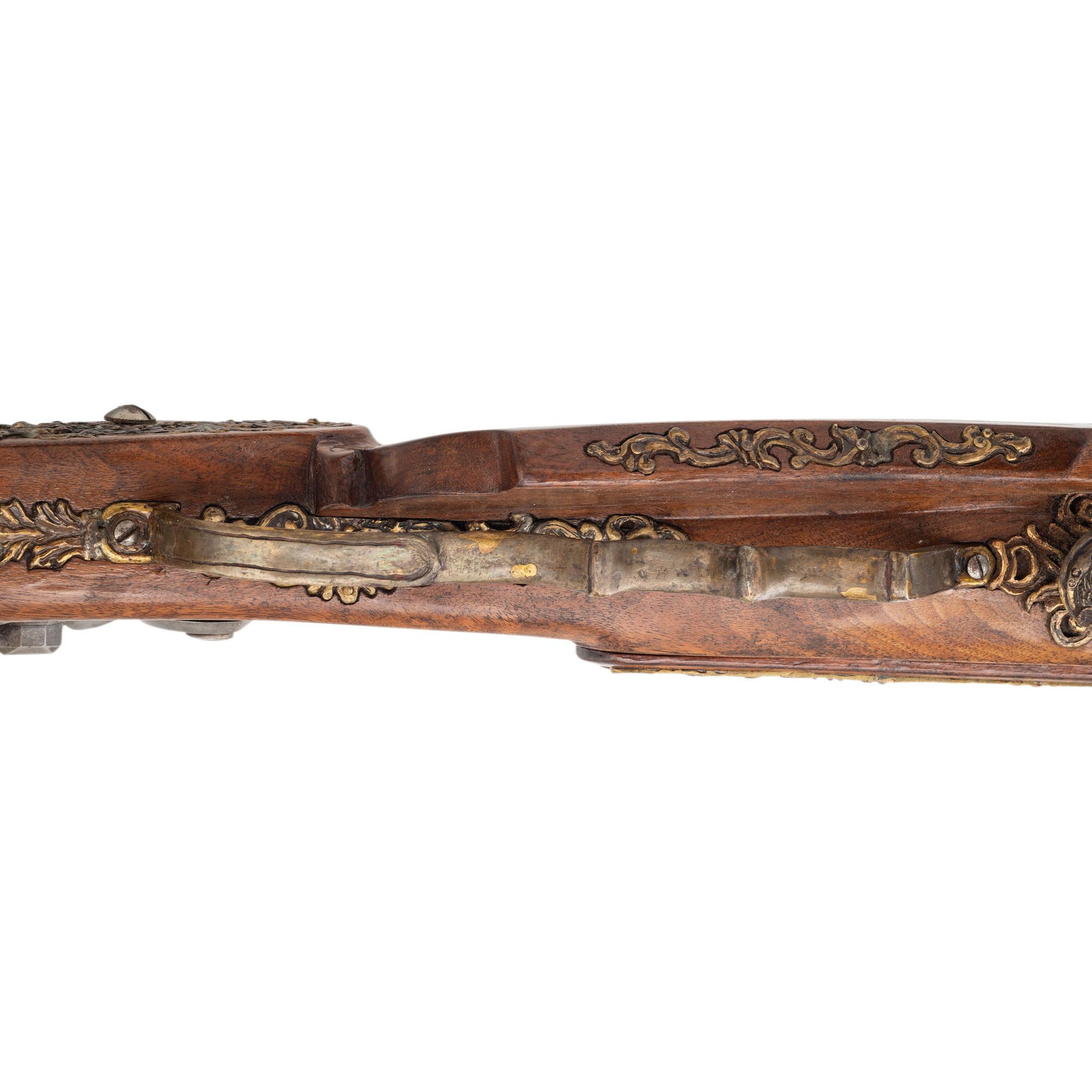 Contemporary Flintlock Jaeger Rifle in the Style of Jonas Schertiger The Younger