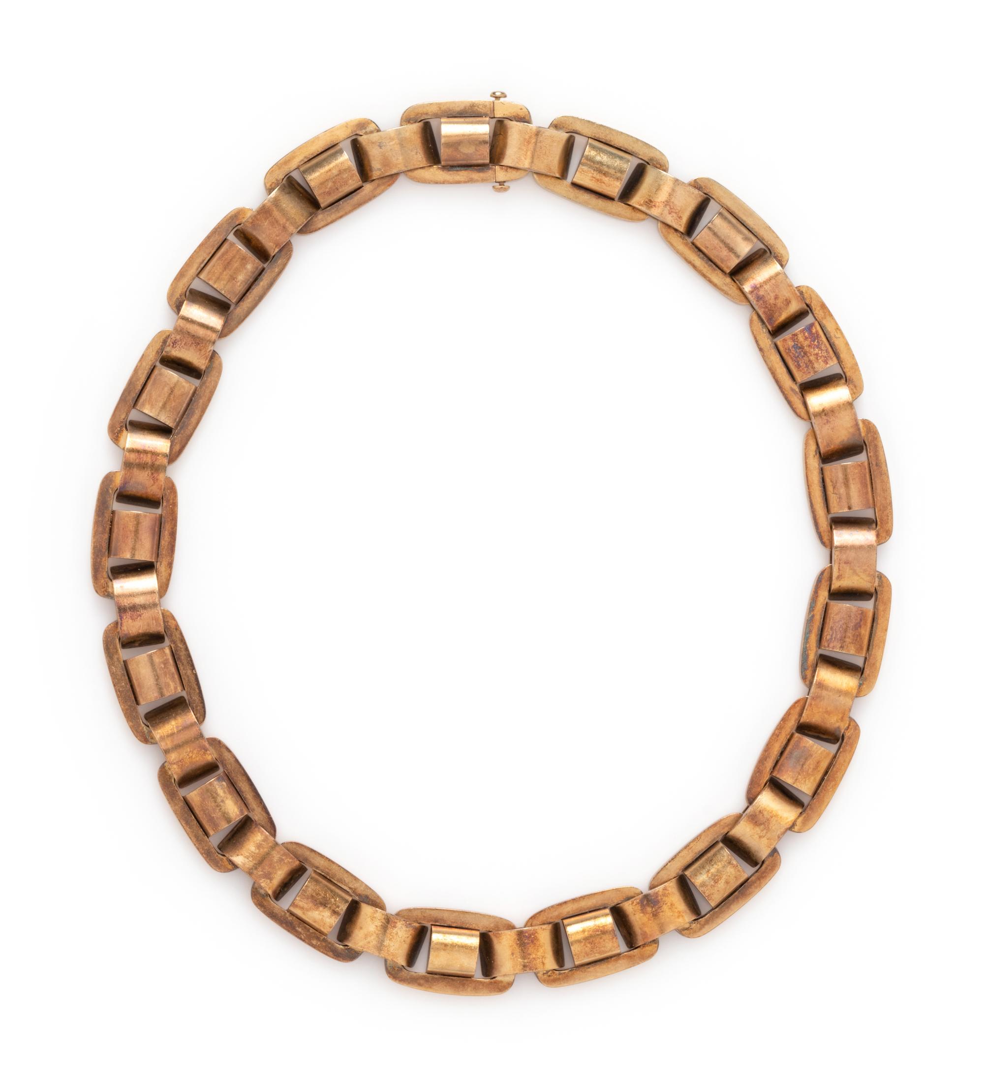 ANTIQUE, GOLD-FILLED NECKLACE