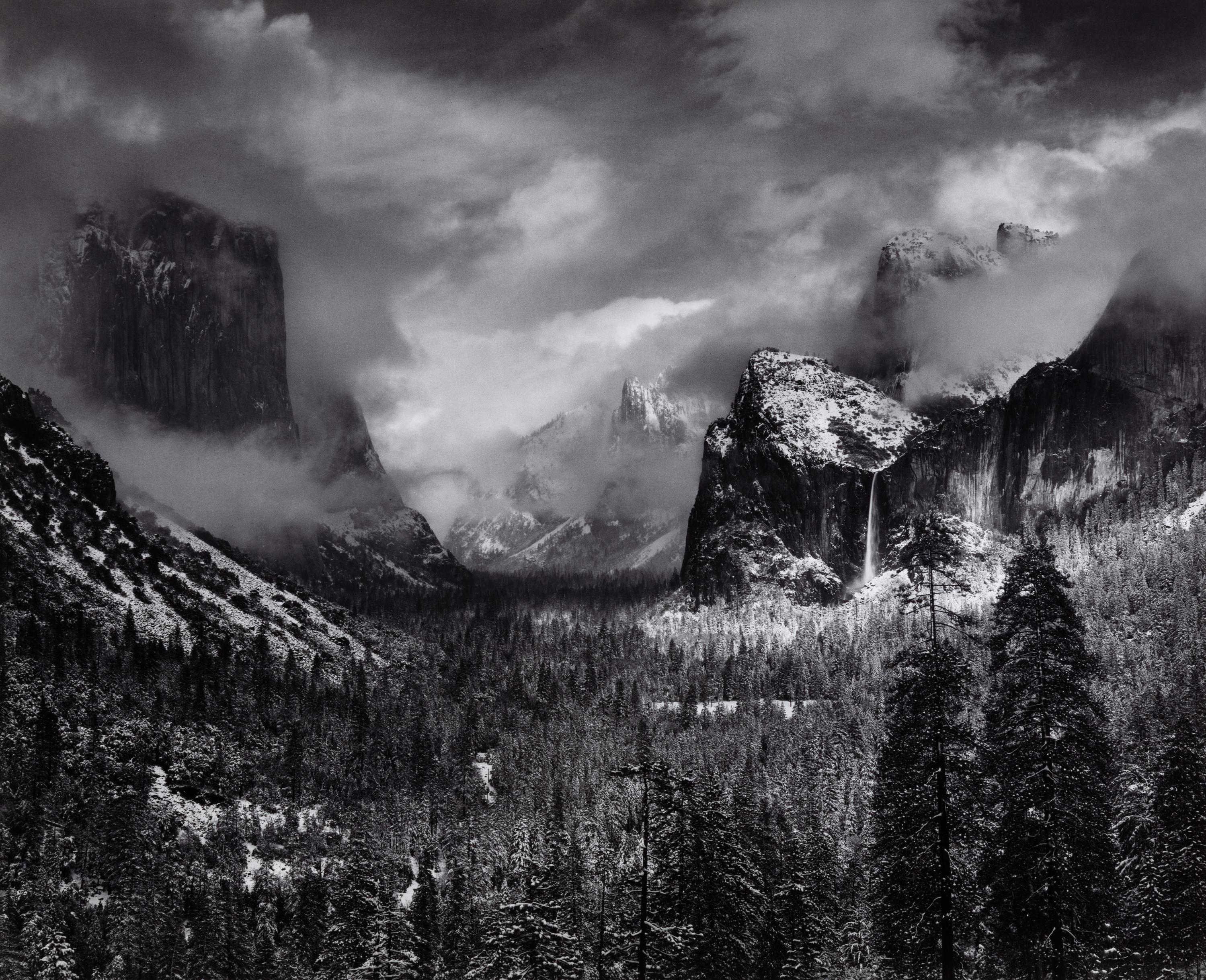 Ansel Adams (1902-1984) Clearing Winter Storm, Yosemite National Park, c. 1937