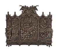 A Cast Metal Relief