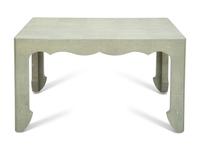 A Shagreen Veneered Low Table