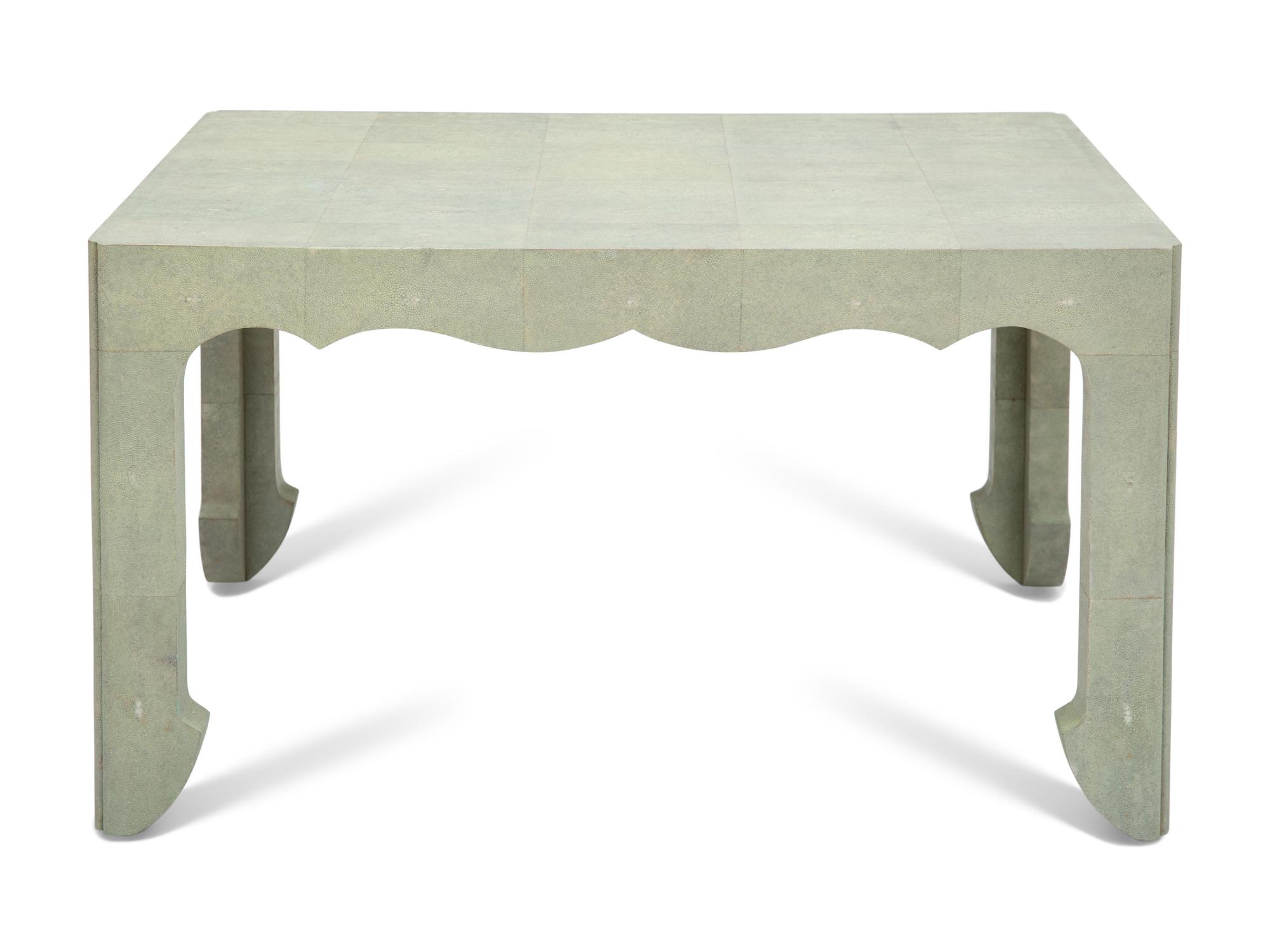 A Shagreen Veneered Low Table
