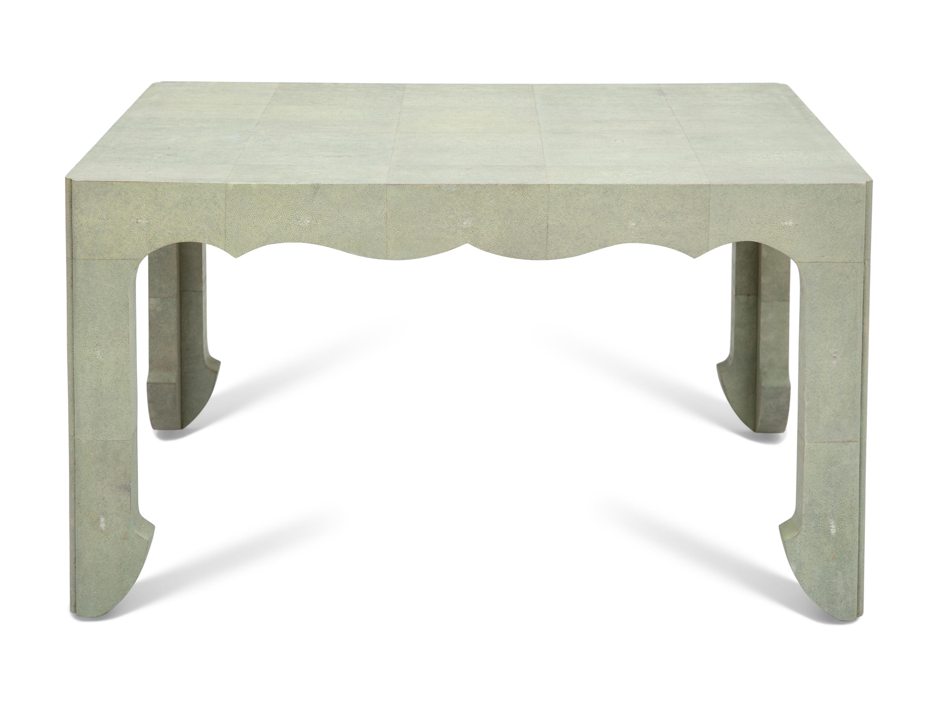 A Shagreen Veneered Low Table