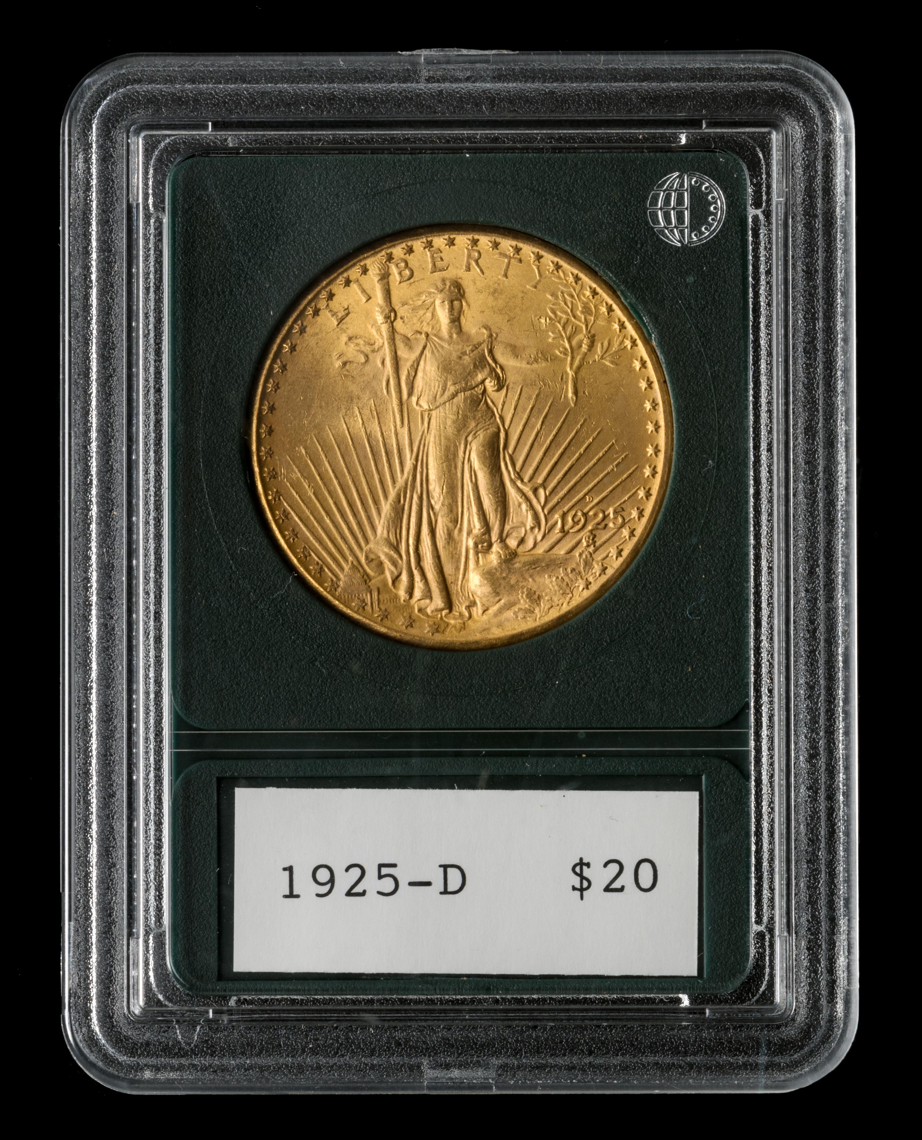 A United States 1925-D St. Gaudens $20 Gold Coin
