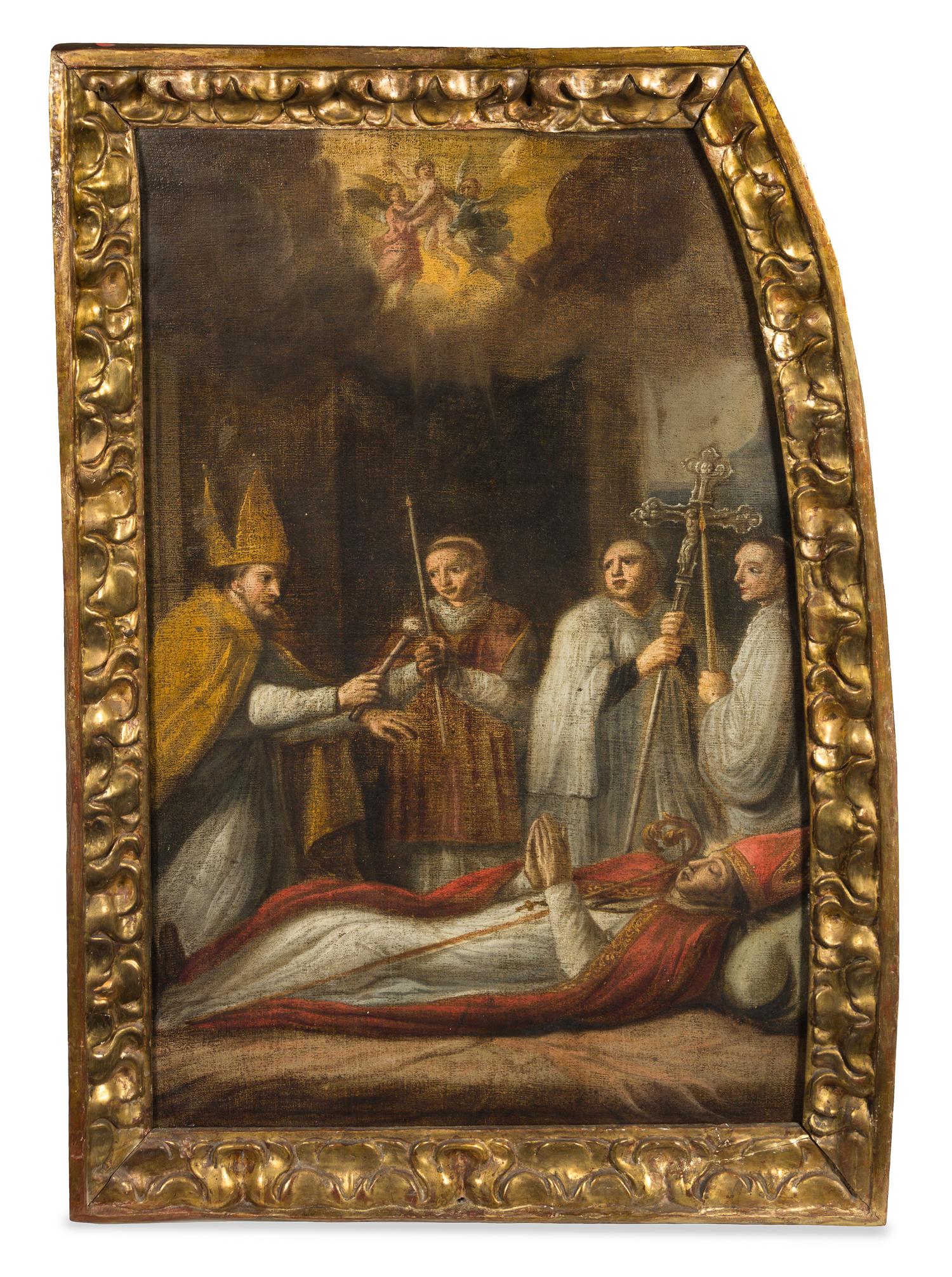 Continental School, (18th/19th Century), The Persecution and Martyrdom of St. Denis (triptych)