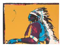 Indian with Pistol , edition 4/150