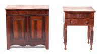 An American Mahogany Cabinet Height of cabinet 29 x width 29 x depth 15 1/2 inches. — MID 19TH CENTURY