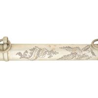 Tiffany Retailer Marked Imported US Model 1850 Foot Officers Sword with German Silver Scabbard