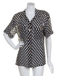A Pair of Chanel Print Blouses,