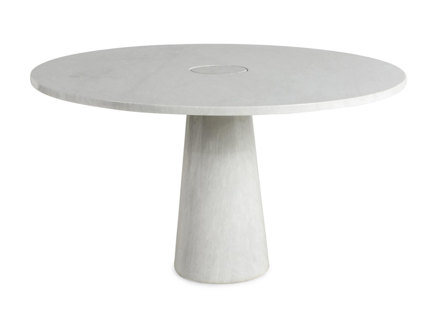 A Marble Pedestal Table