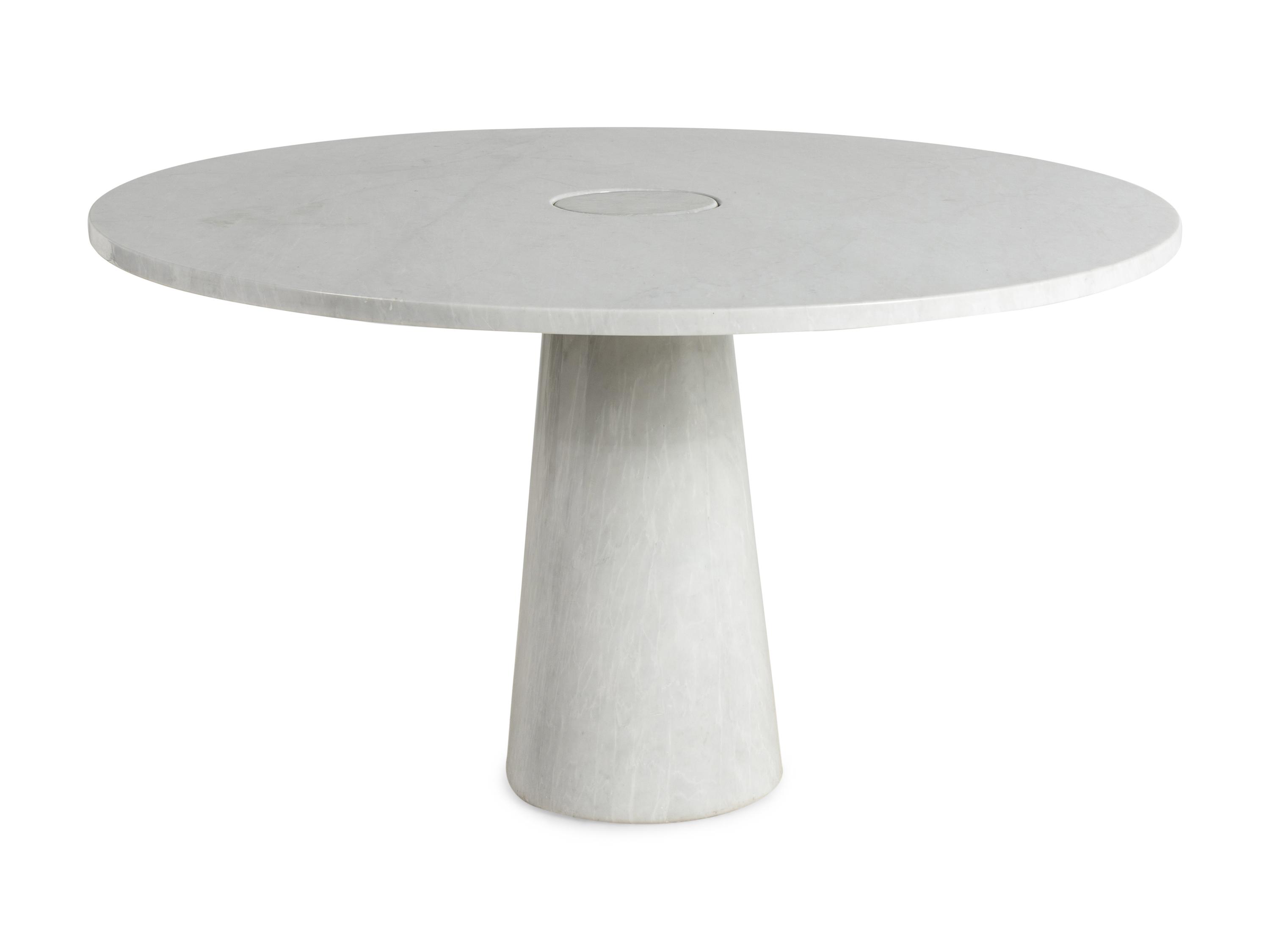A Marble Pedestal Table