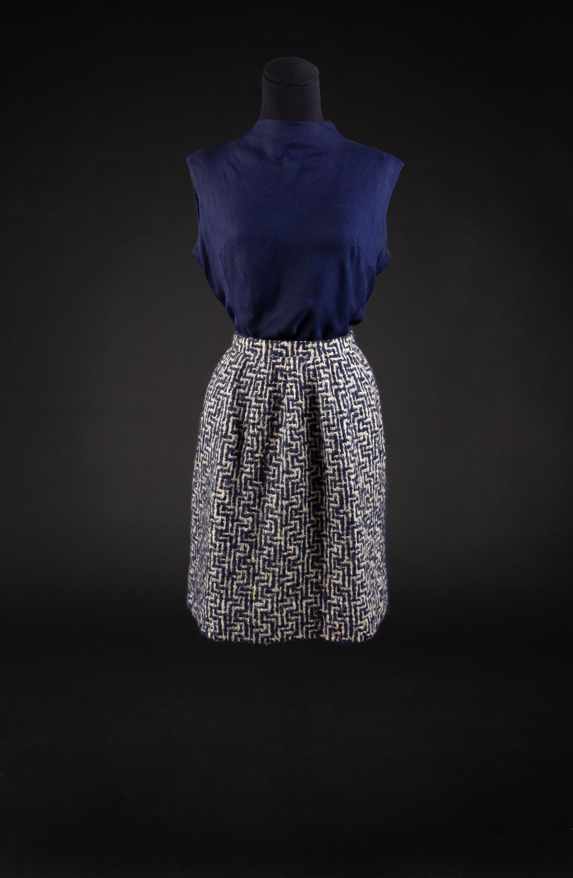 Christian Dior by Marc Bohan Haute Couture Ensemble, Spring-Summer 1965 — Worn by Dame Olivia de Havilland