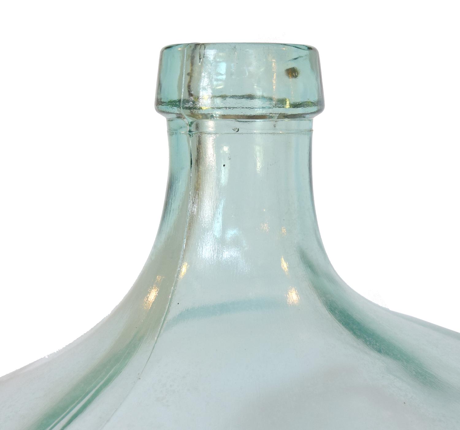 A Green Glass Wine Vessel 17" W x 17" D x 22.5" H — Germany, 20th Century