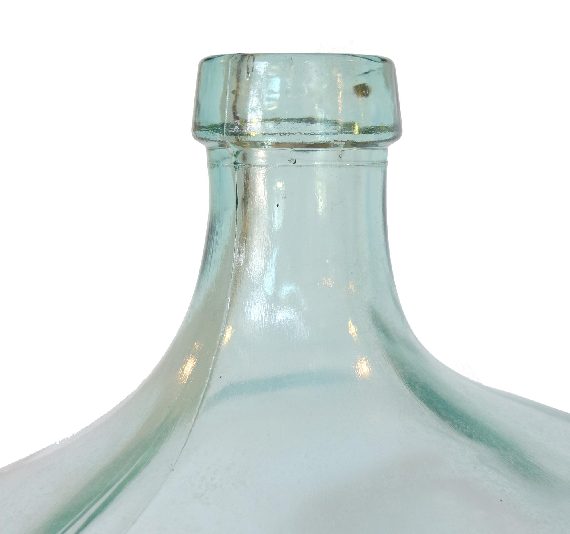 A Green Glass Wine Vessel 17" W x 17" D x 22.5" H — Germany, 20th Century