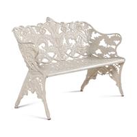 A Four-Piece Cast Iron Garden Seating Suite