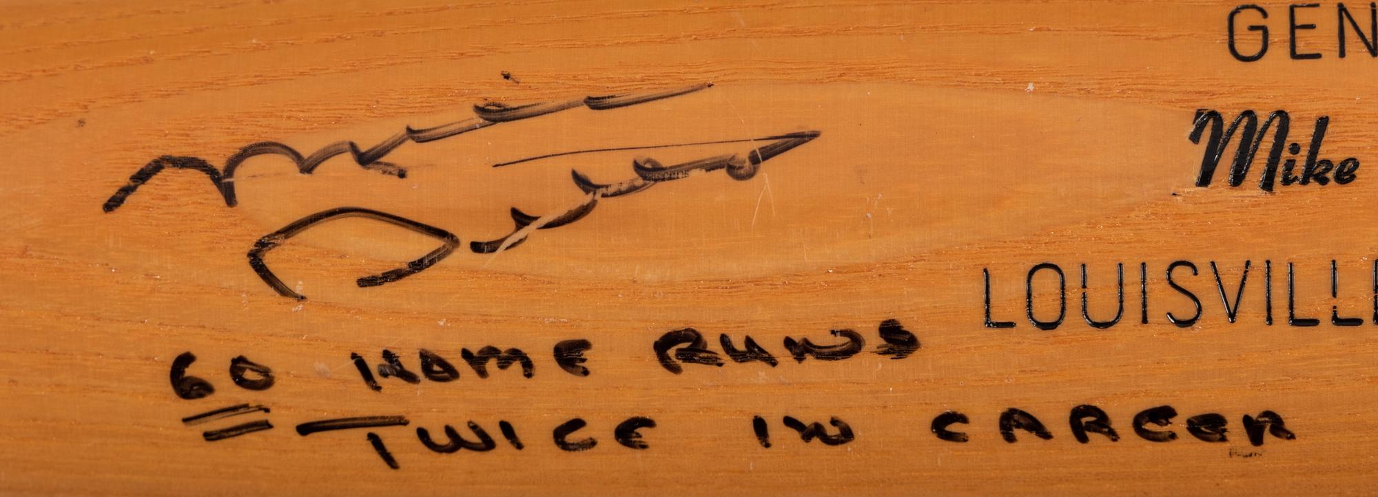 A Group of Baseball Bats Formerly Displayed at Mike Ditka's Restaurant (Including Ken Griffey Jr. and Hank Aaron Signed),