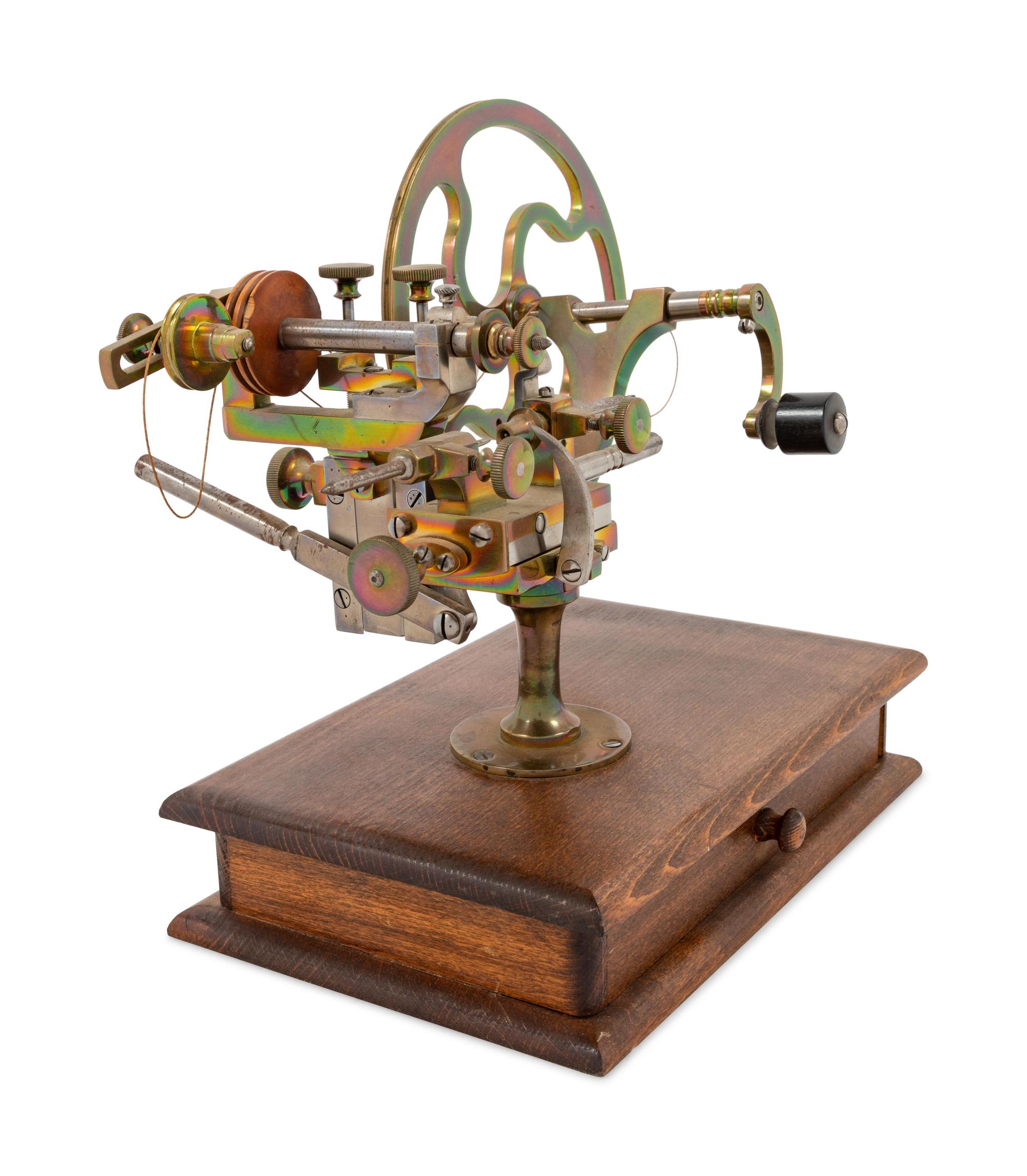 A Brass and Steel Watch Maker's Rounding Up Tool — Late 19th/Early 20th Century