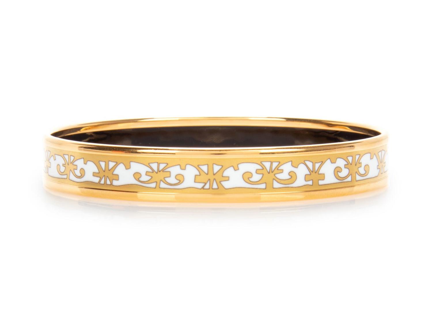 Three Hermès Enamel Bangles, 2000-2010s