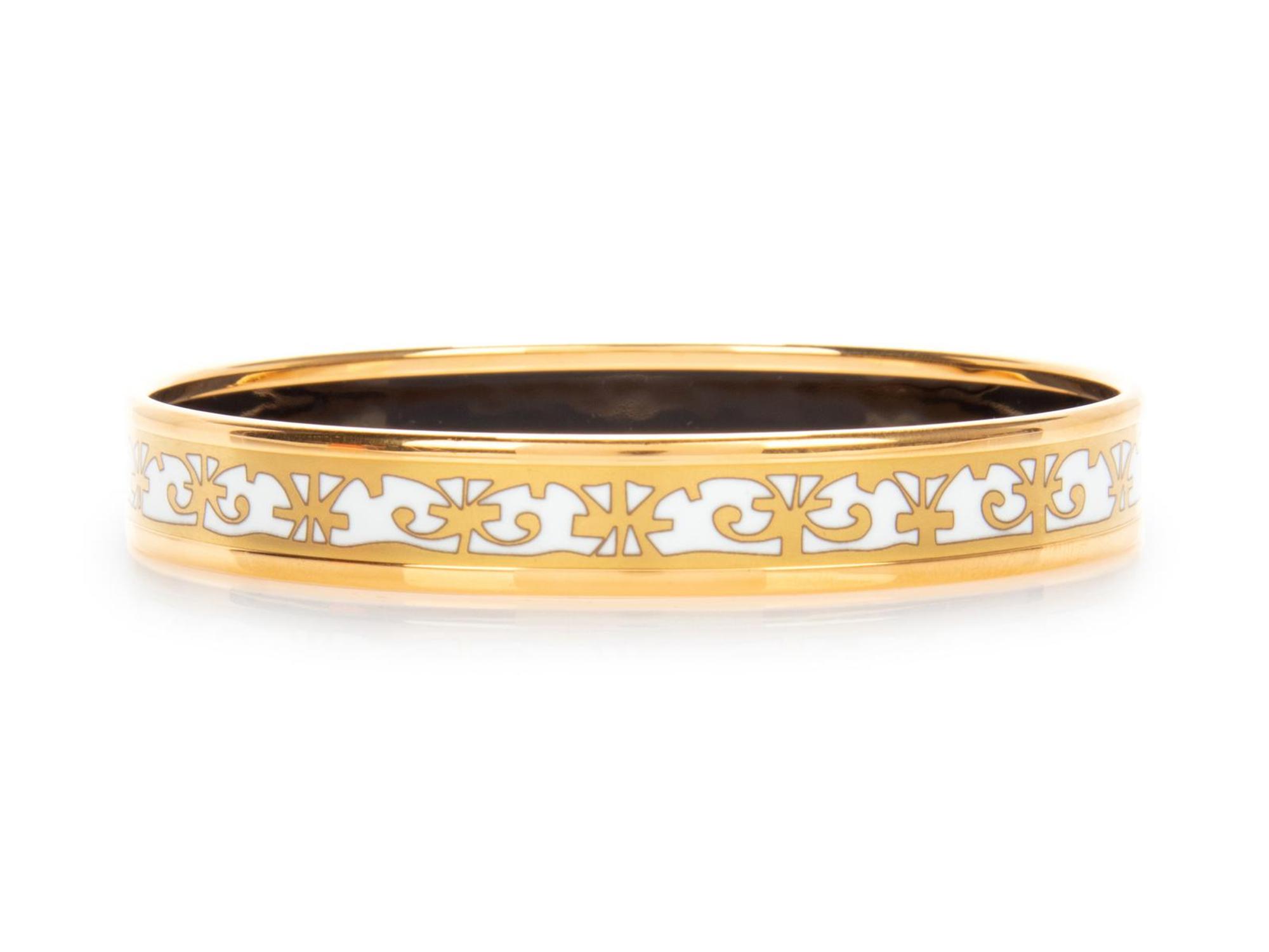 Three Hermès Enamel Bangles, 2000-2010s